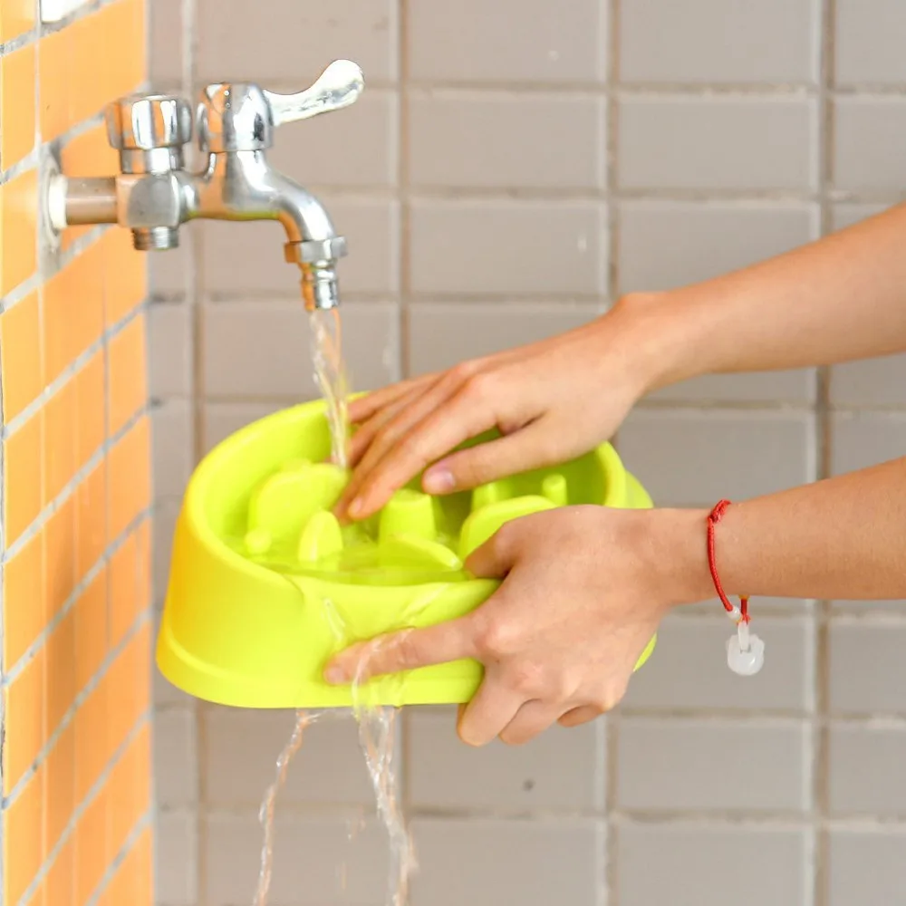 Новое 1 шт. медленное устройство для кормления собак анти шок глотание прочный ABS