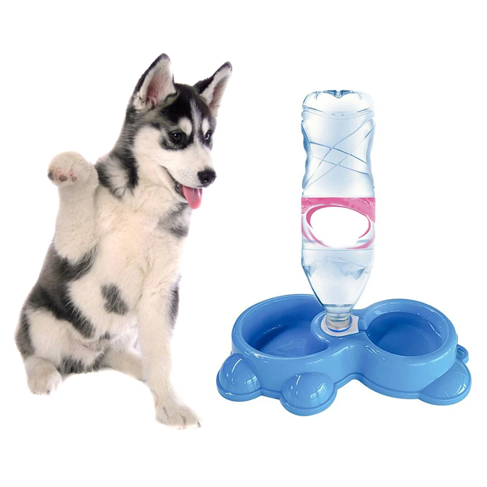 Миска для воды домашних животных миска кормления собак подачи контейнер