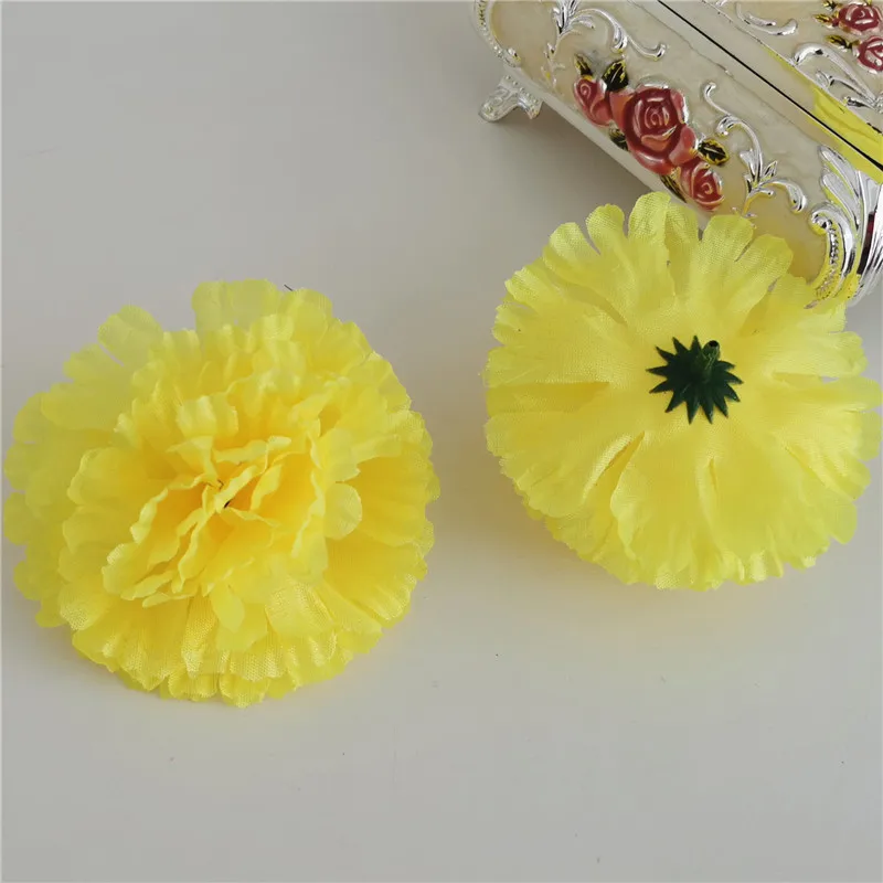 200 шт. 9 см 14 цветов Искусственные гвоздики шелковые цветы сделай сам свадебное