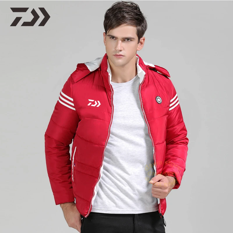 Новинка Daiwa Рыболовная Куртка зимняя теплая одежда для рыбалки Мужская
