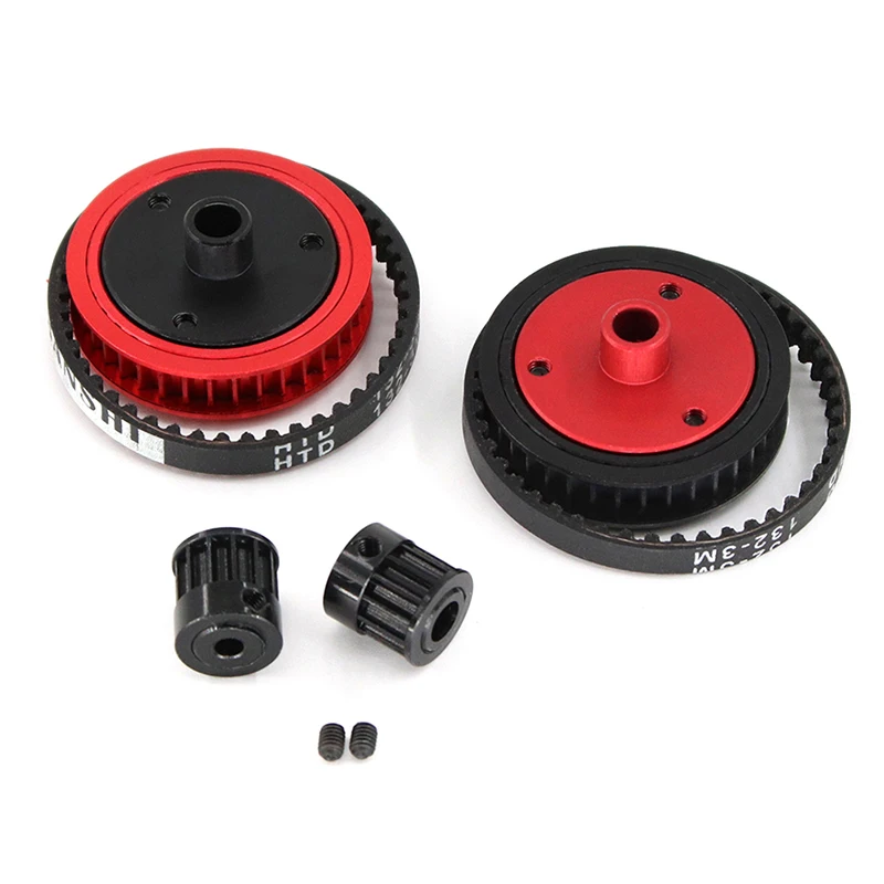 

Belt Drive Transmission Gears System for 1/10 RC Car Crawler Axial SCX10 & SCX10 II 90046 Upgrade DIY Parts