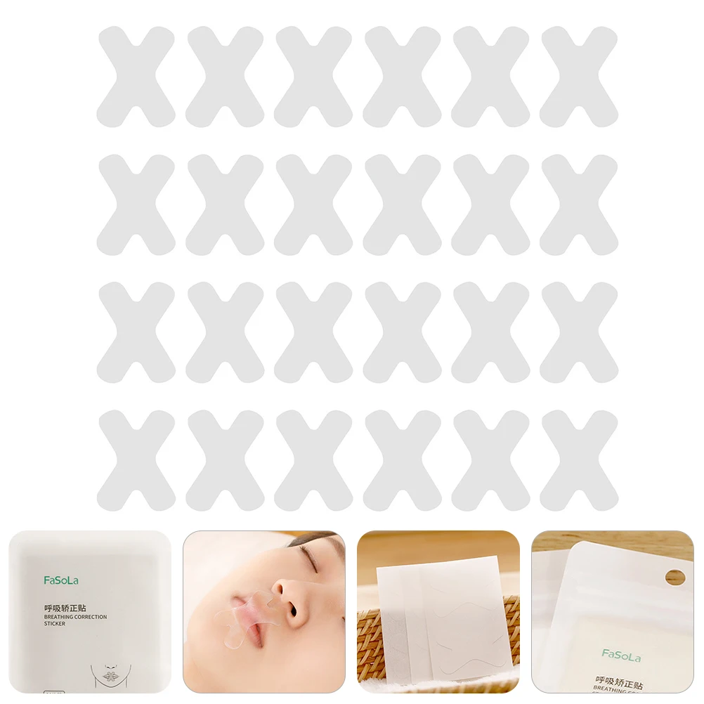 

30 PCS Simple Creative Sleep Strips Non-woven Fabric Comfortable Breathable Convenient Mouth Tapes for Men