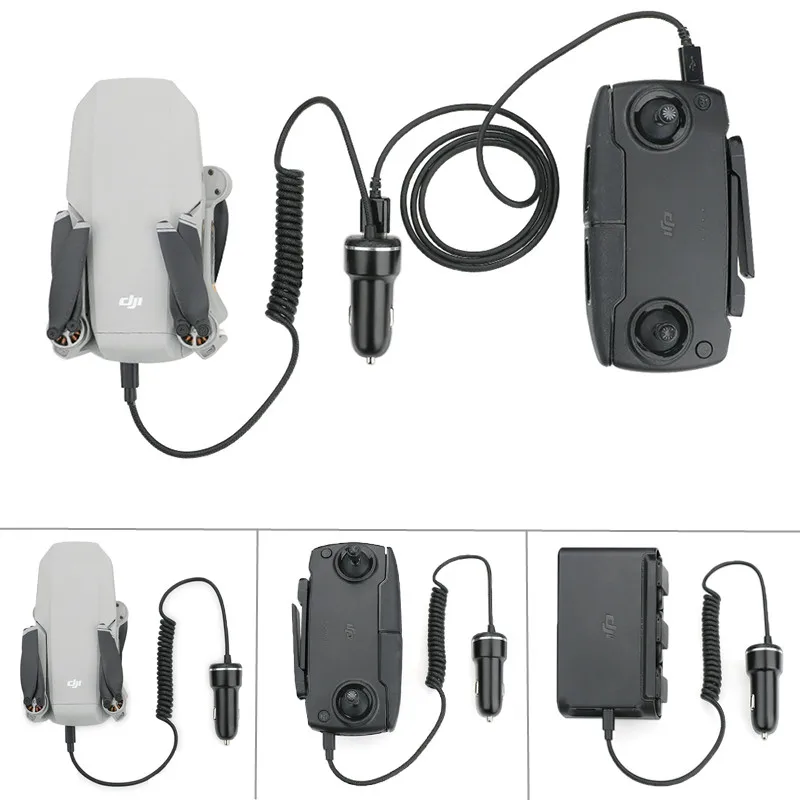 Многофункциональное автомобильное зарядное устройство mavic mini с USB портом и
