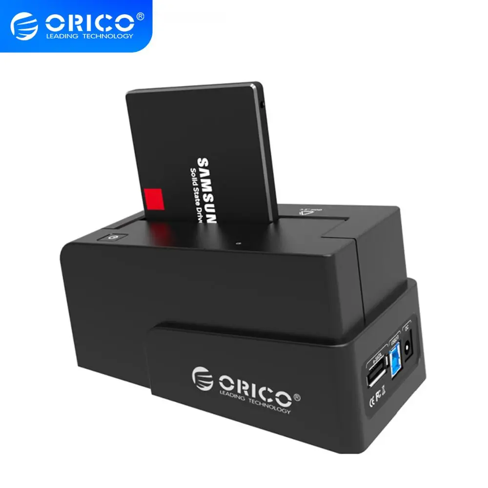 Док станция ORICO 2 5/3 5 дюйма для внешнего жесткого диска сверхскоростной жесткий