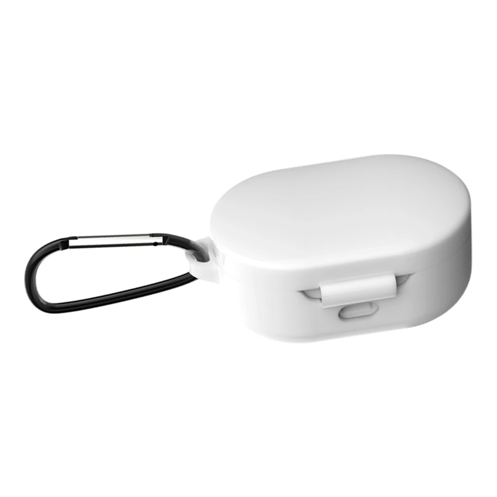 White 71 x 46 x 31m Силиконовый защитный чехол с кольцом для Xiaomi mi Red mi AirDots наушники Bluetooth модные беспроводные наушники - Цвет: White 71 x 46 x 31m