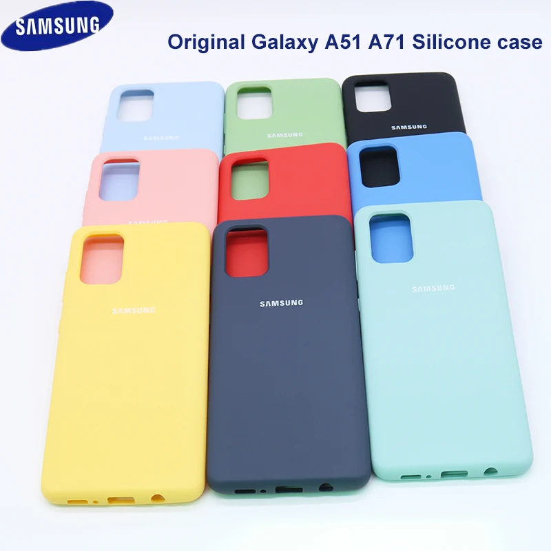 Чехол для Samsung Galaxy A51 Ультратонкий силиконовый чехол из жидкого ТПУ телефона A71 SM