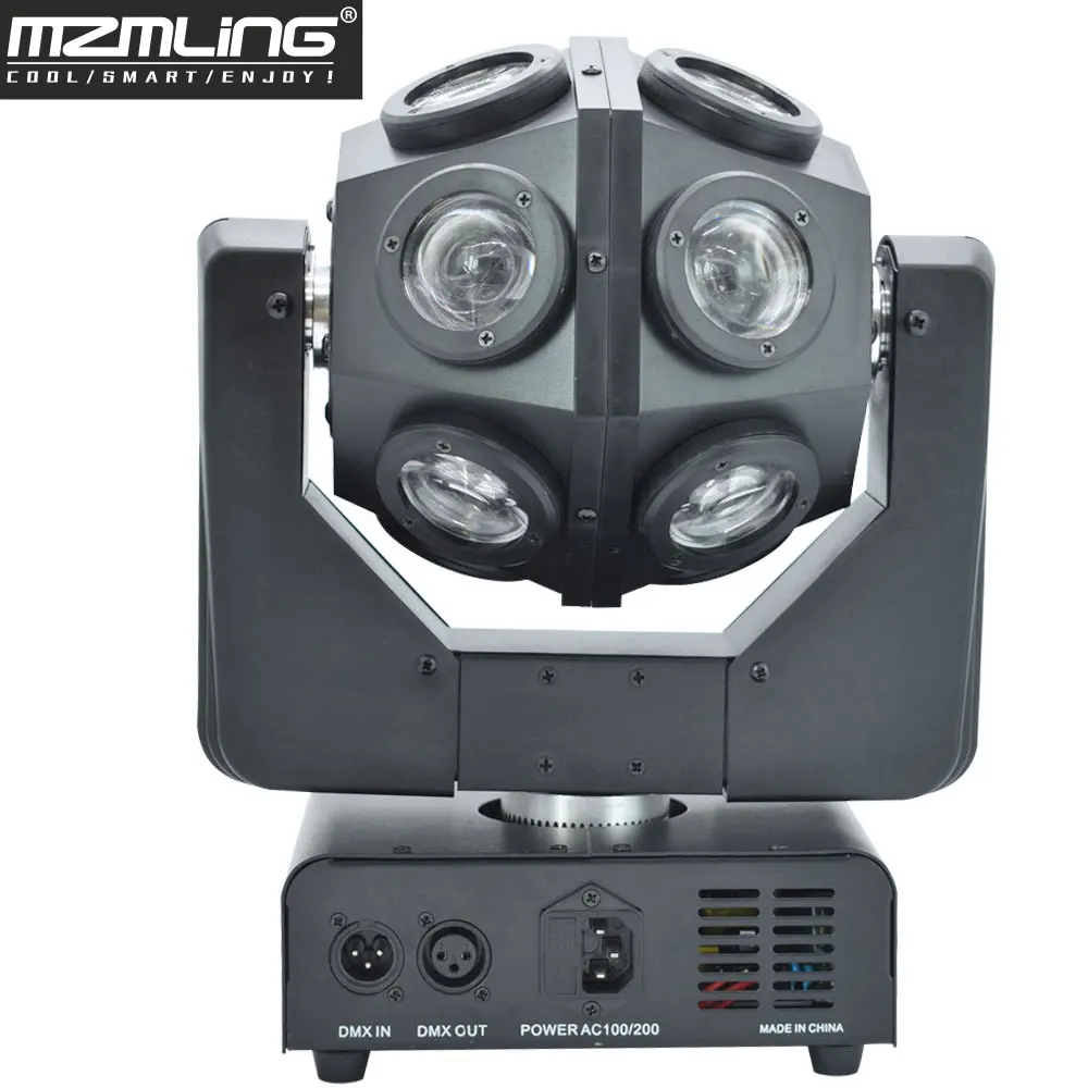 4 шт./лот 12x10 Вт RGBW 4в1 LED Луч света футбол свет DMX512 движущийся головной