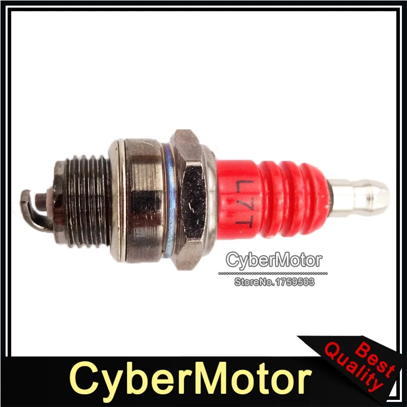 Красный алюминий 44 мм воздушный фильтр + L7T свечи зажигания для 2-х тактный 47cc 49cc