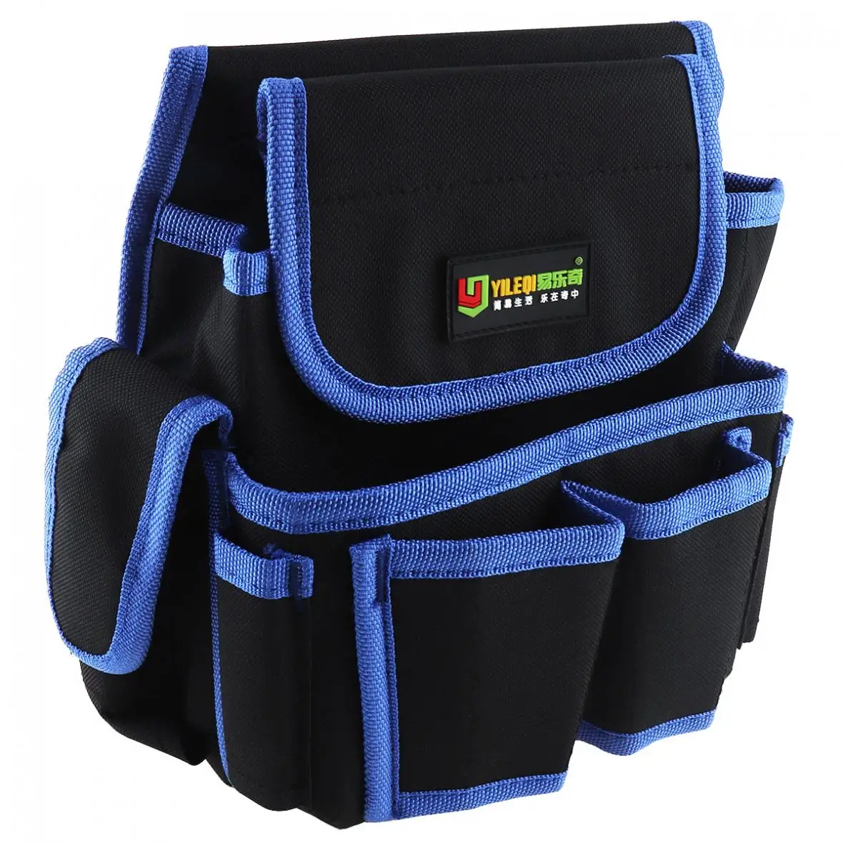 

Multifunctional Durable Waterproof Waist Tool Bag with 4 Holes 2 Pocket Electric Drill Pocket for Home /Industrial Maintenance