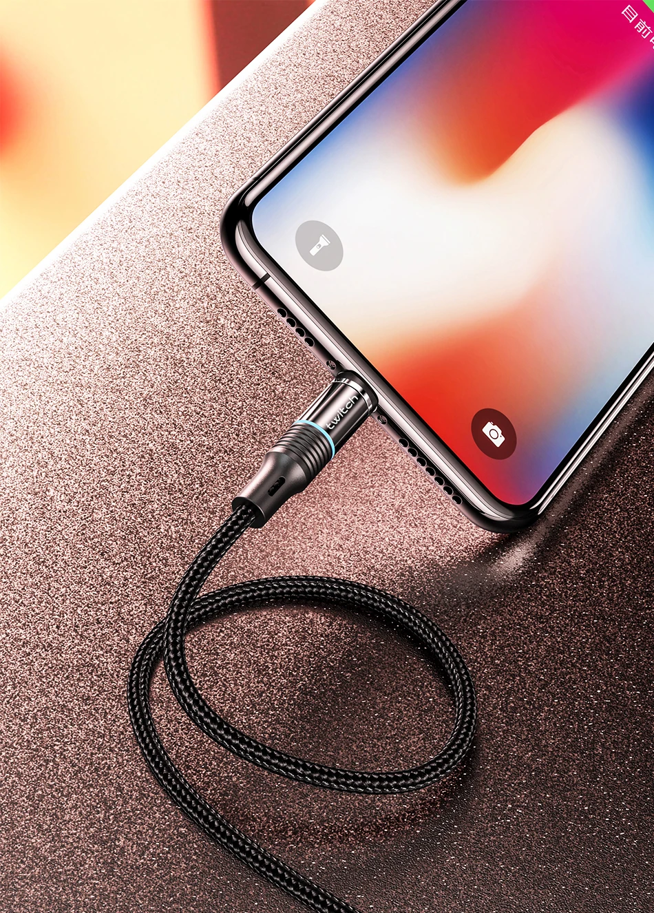 Магнитный usb-кабель Twitch для iPhone Xs Max Xr X 11 8 7 6 6s 5S iPad Магнитный кабель для быстрой зарядки мобильного телефона магнитное зарядное устройство