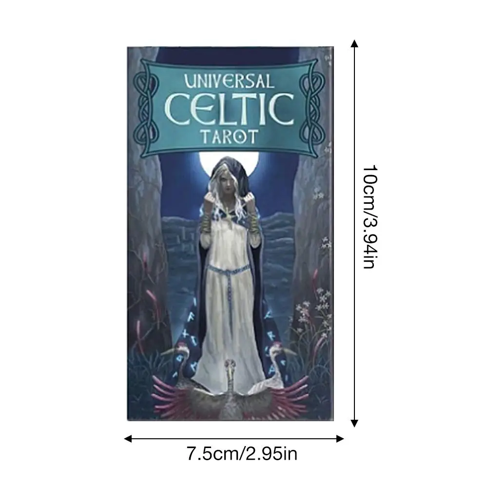 

78pcs Universal Celtic Tarot Card Games Divination Fate Oracle English Family Party Playing Cards Deck Board Game Entertainment
