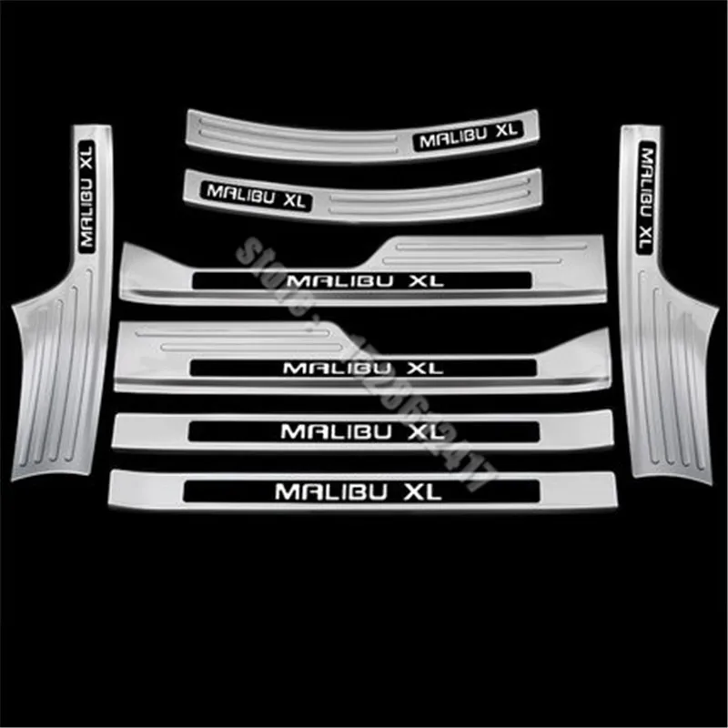 

Накладка на порог из нержавеющей стали/Накладка на порог для двери для Chevrolet Malibu XL 2016-2021, автомобильный Стайлинг