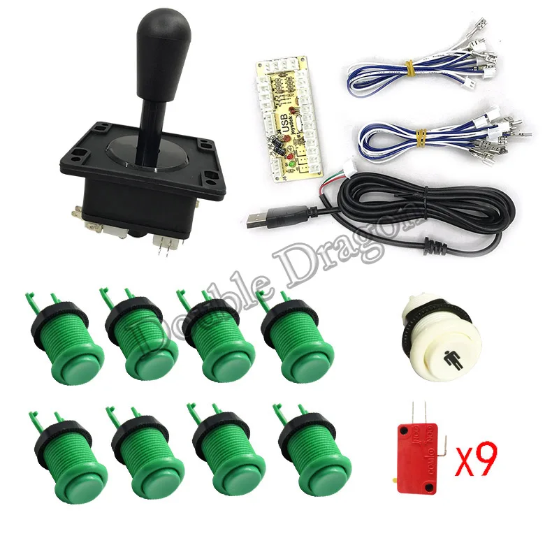 3 Jamma аркадный Шкаф DIY Kit Zero Delay USB игровой контроллер для подключения ПК Джойстик в американском стиле 4/8 кнопки - Цвет: 3