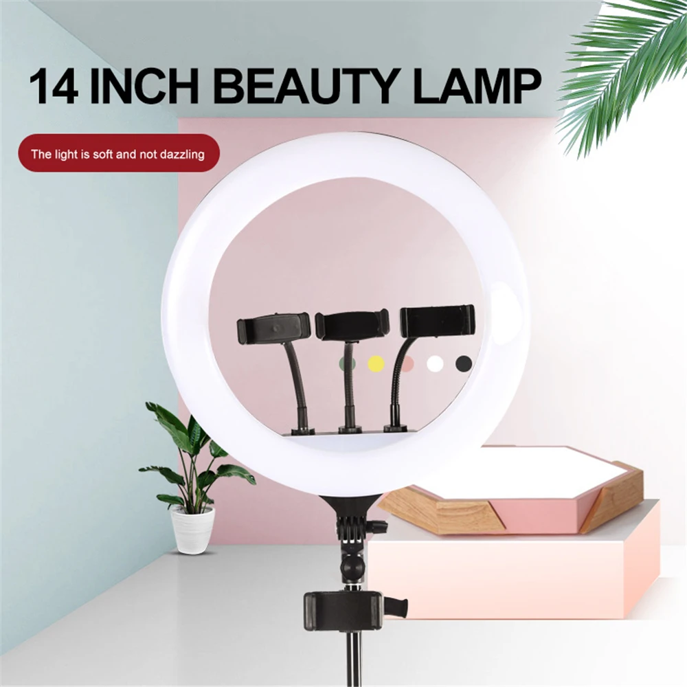 Светодиодный светильник для селфи 14 дюймов высокое качество видеосъемки студии
