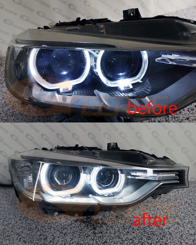 Для BMW 3 серии F30 F31 F34 2012 2016 предлицевая сторона отличный ультра яркий DTM Стиль led