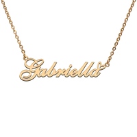 god with love heart personalized character necklace with name gabriella for best friend jewelry gift