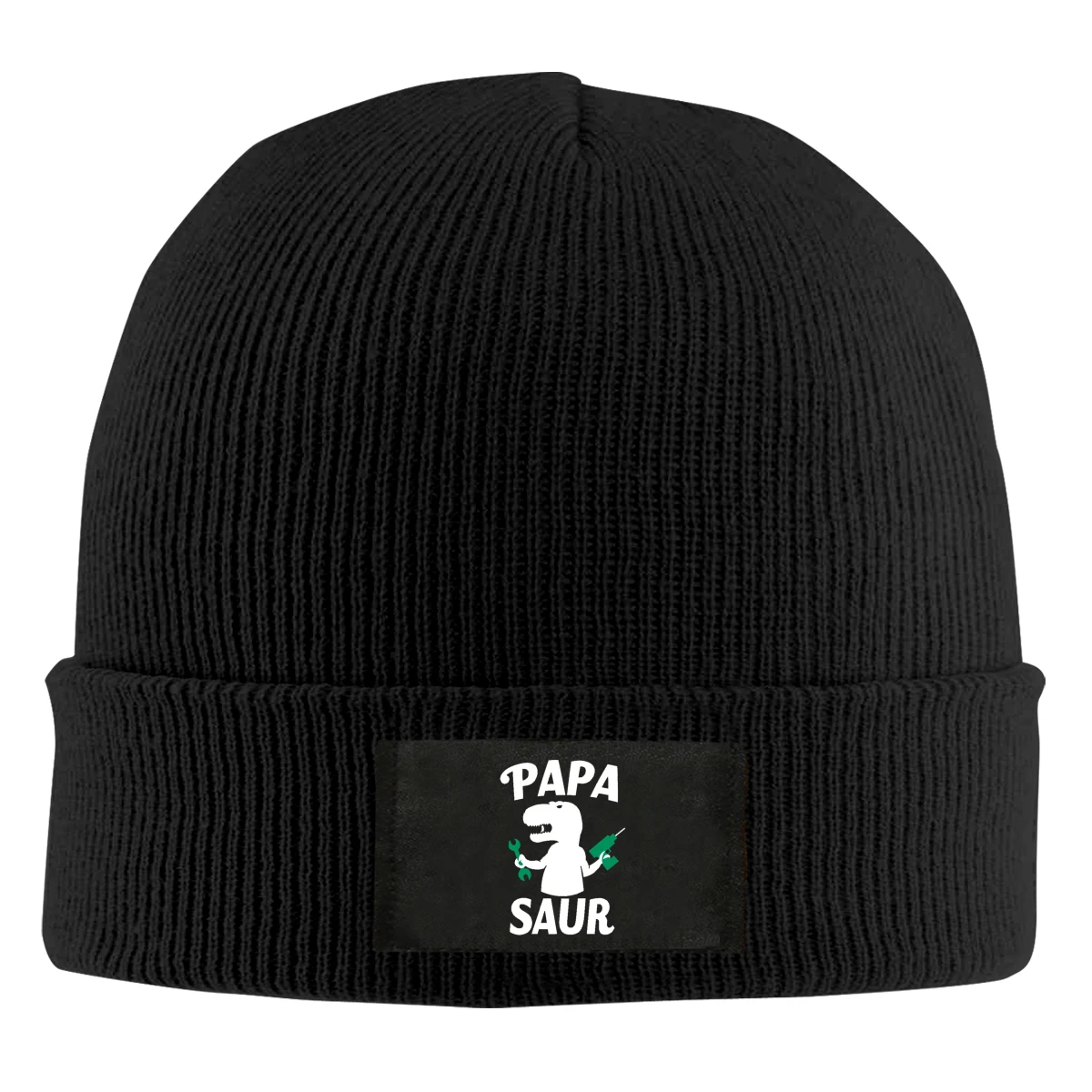 

Papa Saur Beanie головные уборы для мужчин и женщин с дизайном, зимняя фотовспышка с черепом