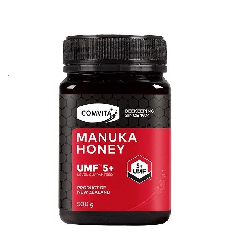 

New Zealand Comvita High Premium Manuka Honey UMF5+ 500g for Digestive Immune Health Respiratory System Sooth Coughs Sore Throat
