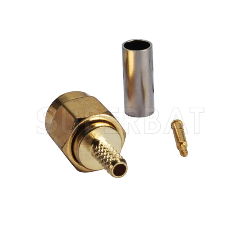 Superbat обжим SMA разъем RF коаксиальный для коаксиального кабеля RG316 RG174 RG188 LMR100 с