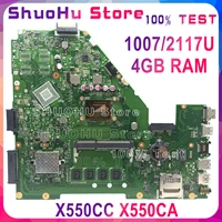 kefu x550cc for asus x550ca r510c y581c x550c x550cl laptop motherboard cpu 1007u2117u 4gb tested 100 work original mainboard