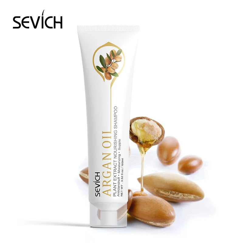 

Sevich Smoothing Hair Care Kit 30ml Cherry Blossom Leave-in Hair Mask Nourishing Hair 100ml Argan Oil Repair Damage Shampoo