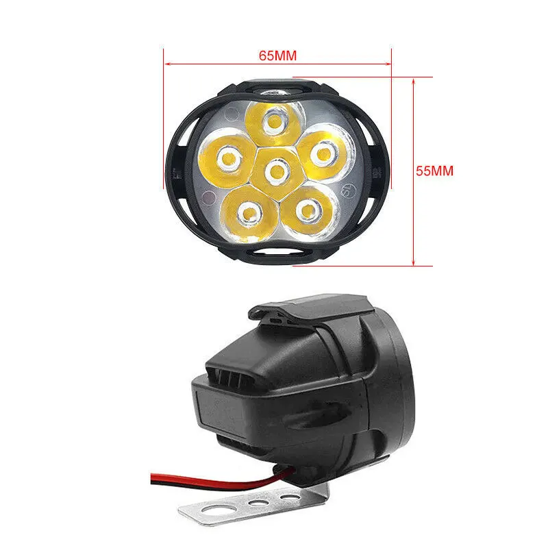 Deri 1 Paar 6/9LED моторный Точечный светильник 6500 K Wit Super Heldere Werken для мотоцикла