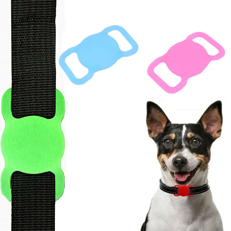 Защитный силиконовый чехол с биркой для отслеживания собак мягкий защитой от