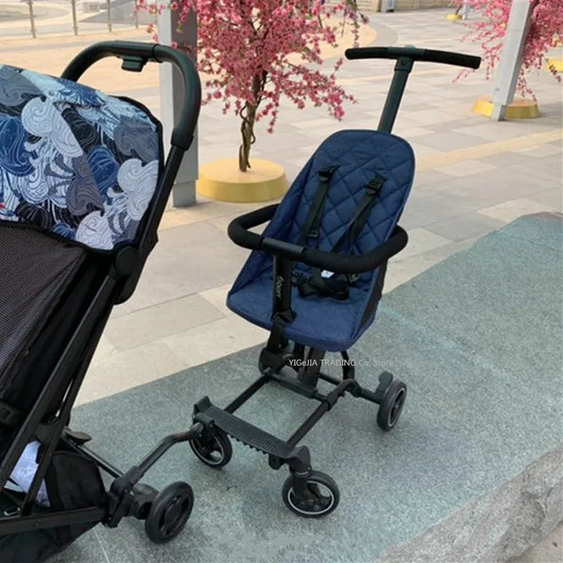 2 в 1 ездить на малышей самолет коляска с разъемом Портативный Детские коляски для