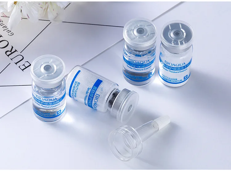 BIOAQUA олигопептид лиофилизованный порошок+ Восстанавливающий увлажняющий лисозим сыворотка Восстанавливающий уход за кожей увлажняющий крем