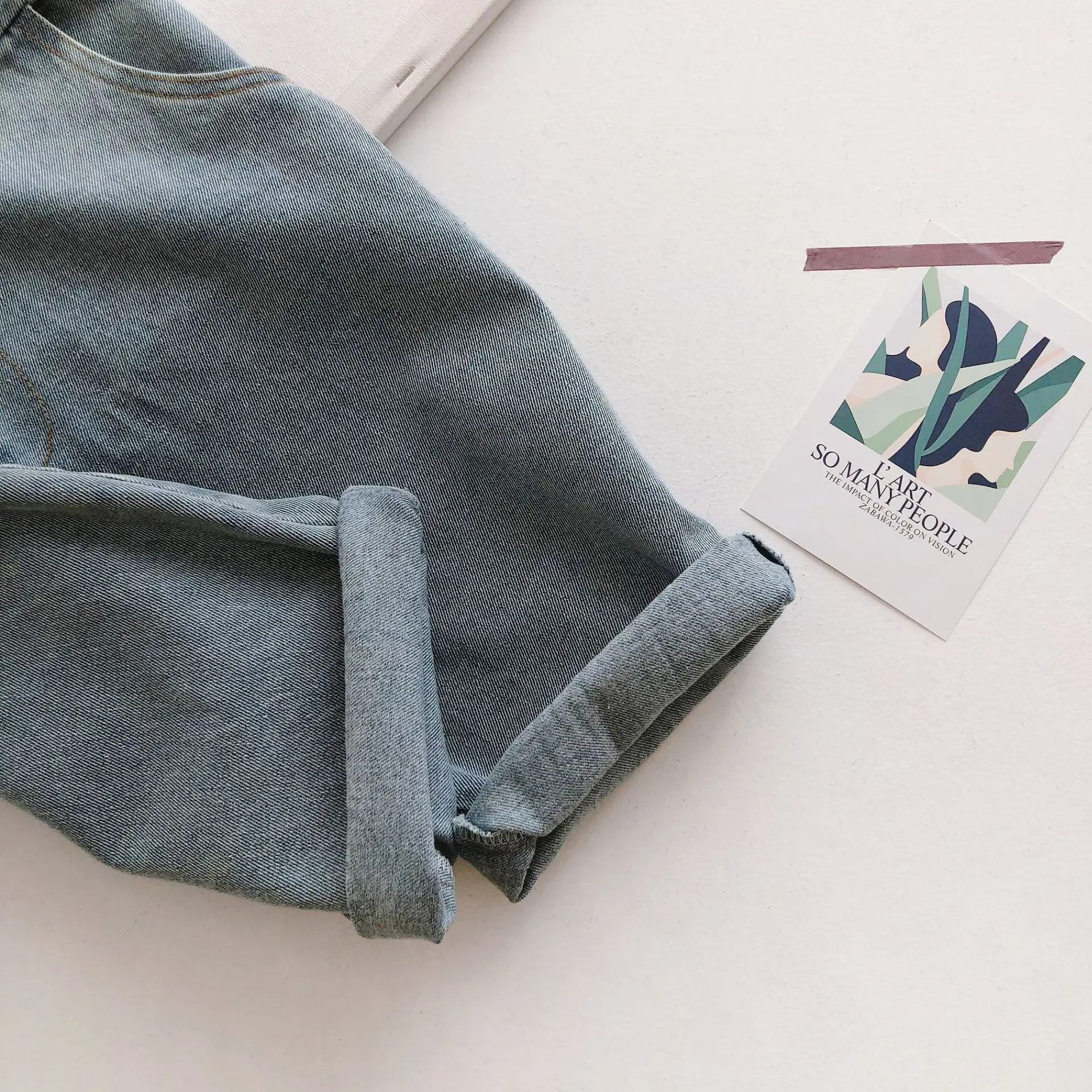 Комбинезон для девочек Новинка 2020 г. Весенняя детская одежда джинсы малышей