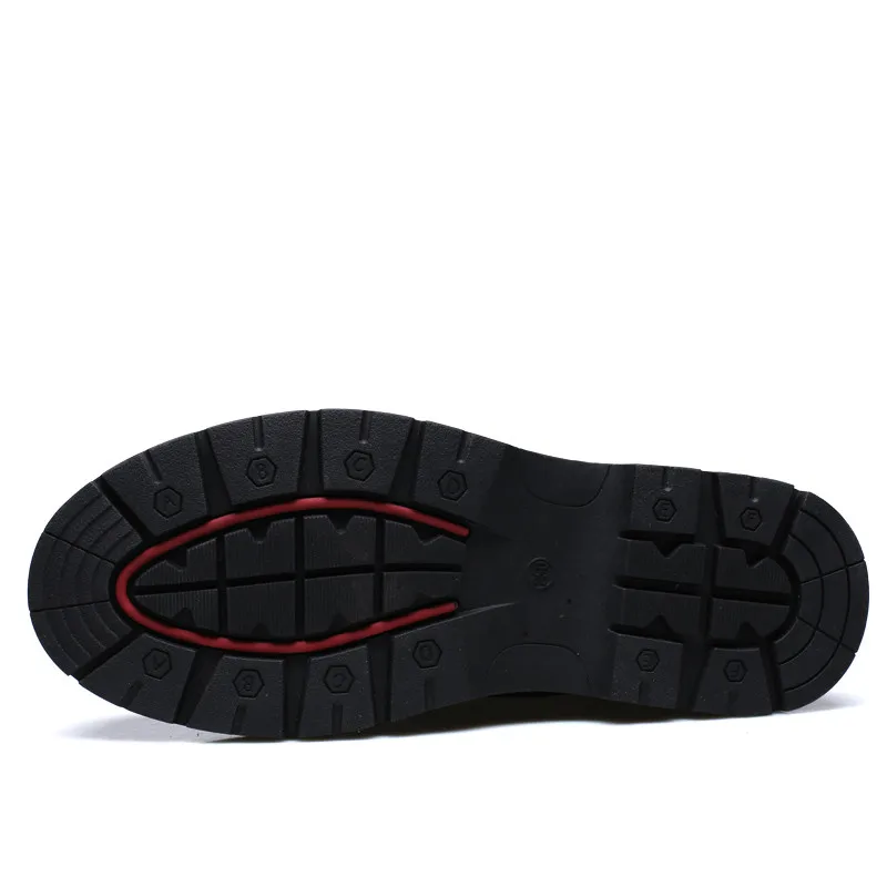 

Men Boots Winter Warm High Quality High-Top Genuine Leather Wear Resisting Casual Shoes Working Anti-Slip and Waterproof Shoes