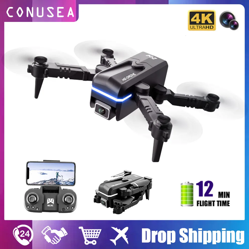 

2021 KK1 Mini Drone 4K Hd Camera Rc Quadcopter Dron Wifi Fpv One-Key Automatic Return Helicopter Drones Dron Quadrocopter Toy