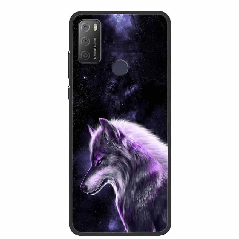 Фото Для Alcatel 1S 2021, силиконовый водонепроницаемый мягкий чехол из ТПУ для Alcatel 1S 1 S 2020 Capa Cartoon Coque Funda для 1SE 2020 №2