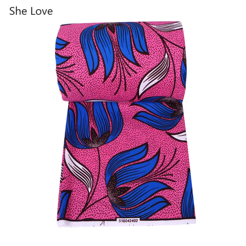 She Love Ankara африканская восковая ткань с цветочным принтом Binta настоящий воск