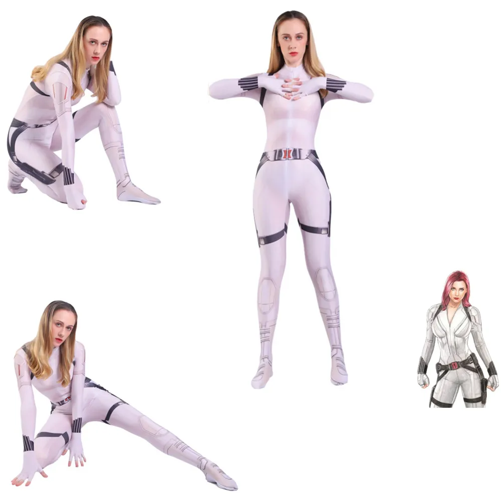 Черная Вдова Наташа романтические Комбинезоны Косплей Костюм для детей взрослых