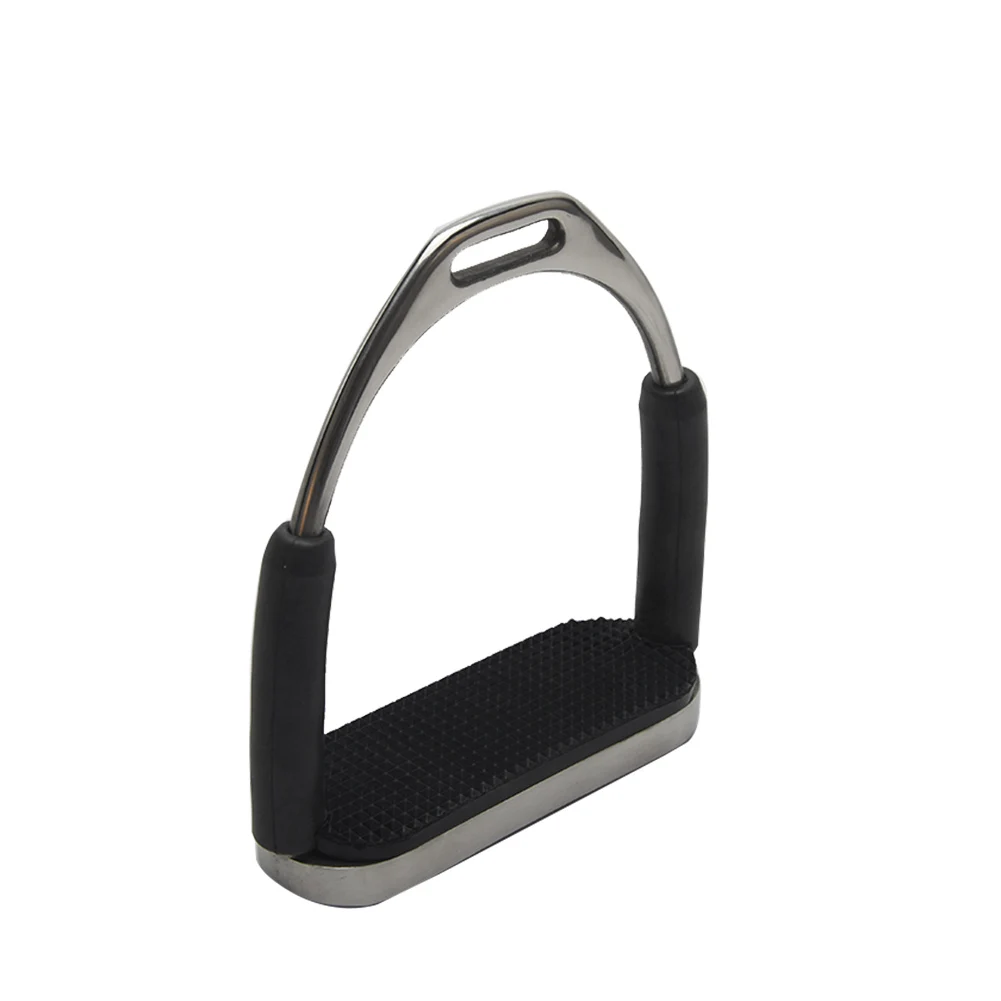 

1 Pair Saddle Pedals Horse Riding Stirrups Racing Folding Stainless Steel Harness Supplies Outdoor Safety Flexible Anti Slip