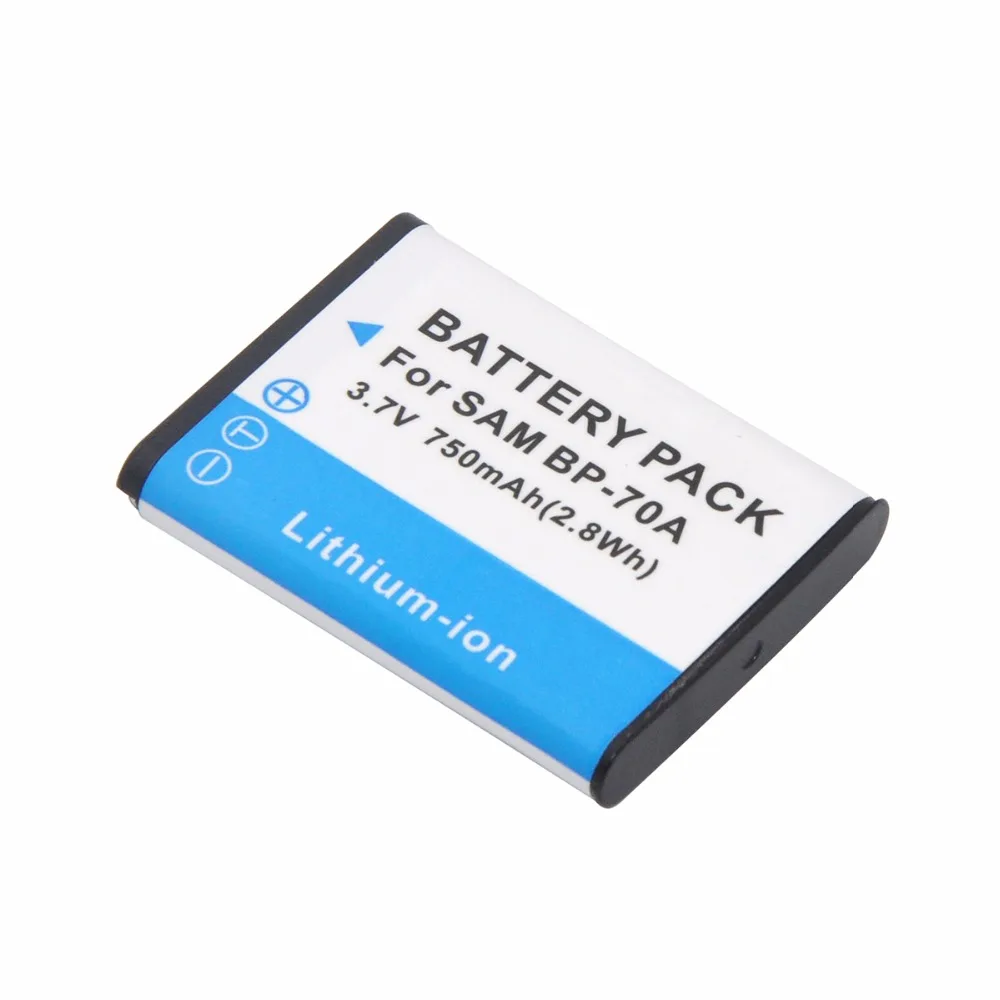 Аккумулятор литий ионный для камеры Samsung ST60 ST61 ST70 ST71 ES65 ES67 4 шт. 750 мАч|battery li-ion|batteries