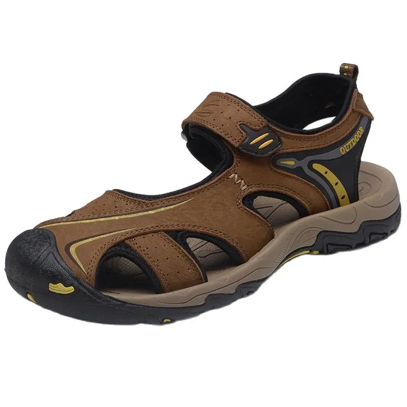 Camel Active/новые модные стильные мужские сандалии Повседневные Пляжные Шлепанцы из