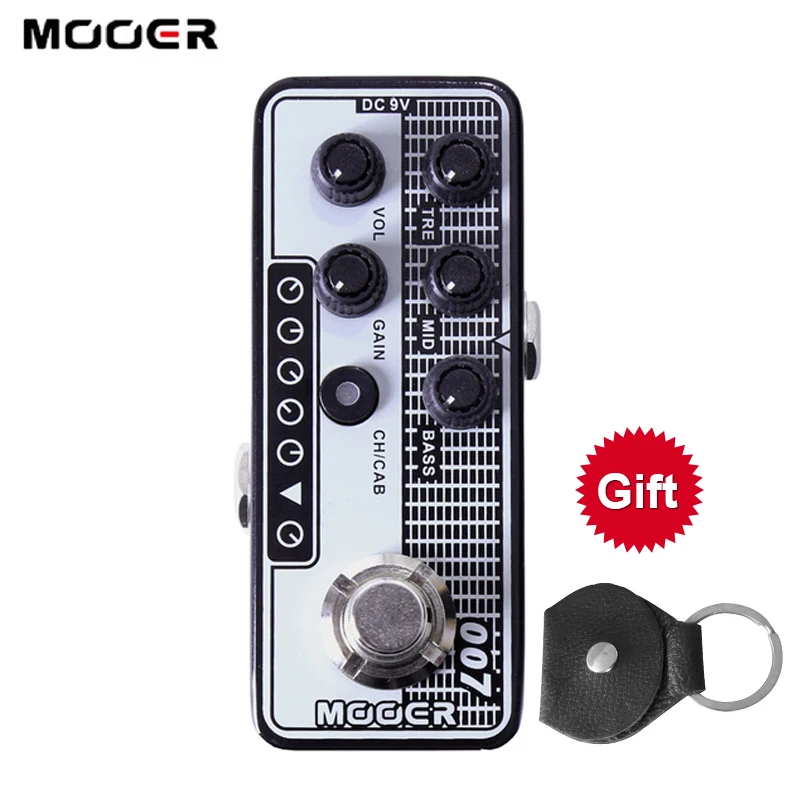 MOOER MICRO Series 007 Regal винтажный тональный цифровой преусилитель для гитары|Детали и