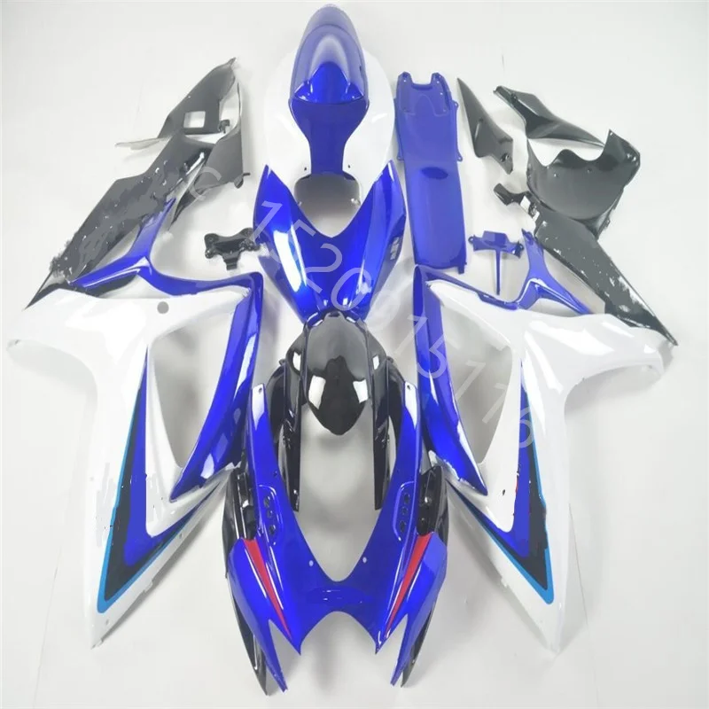 

Blue white black For Suzuki GSXR600 GSXR750 K6 K7 2006-2007 GSX-R 600 GSX-R 750 06-07 motorcycle fairing body kit