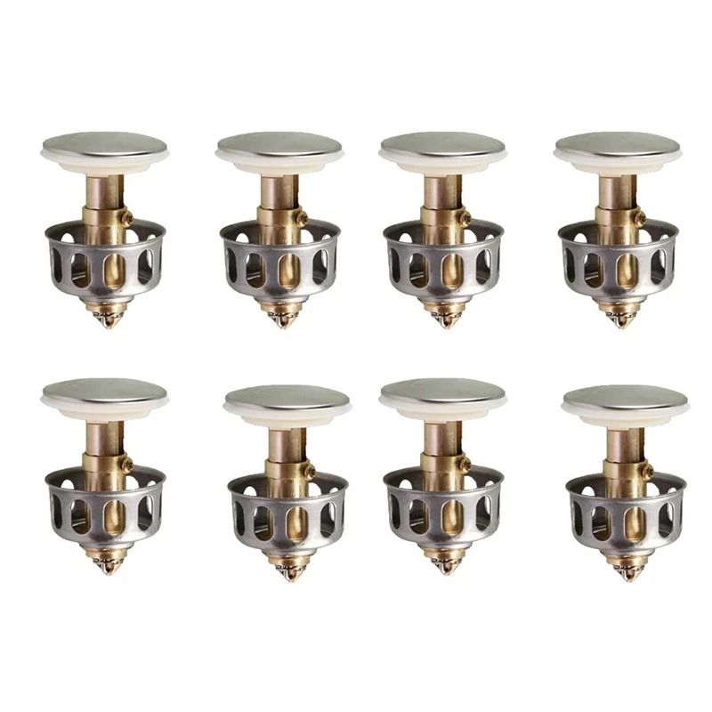 

8 шт. фильтр для раковины, металлический пружинный сердечник, Универсальный фильтр для раковины