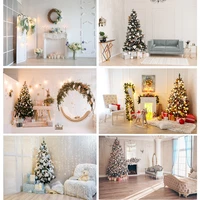 christmas theme photography background christmas tree fireplace children portrait backdrops for photo studio props 21522dhy 26