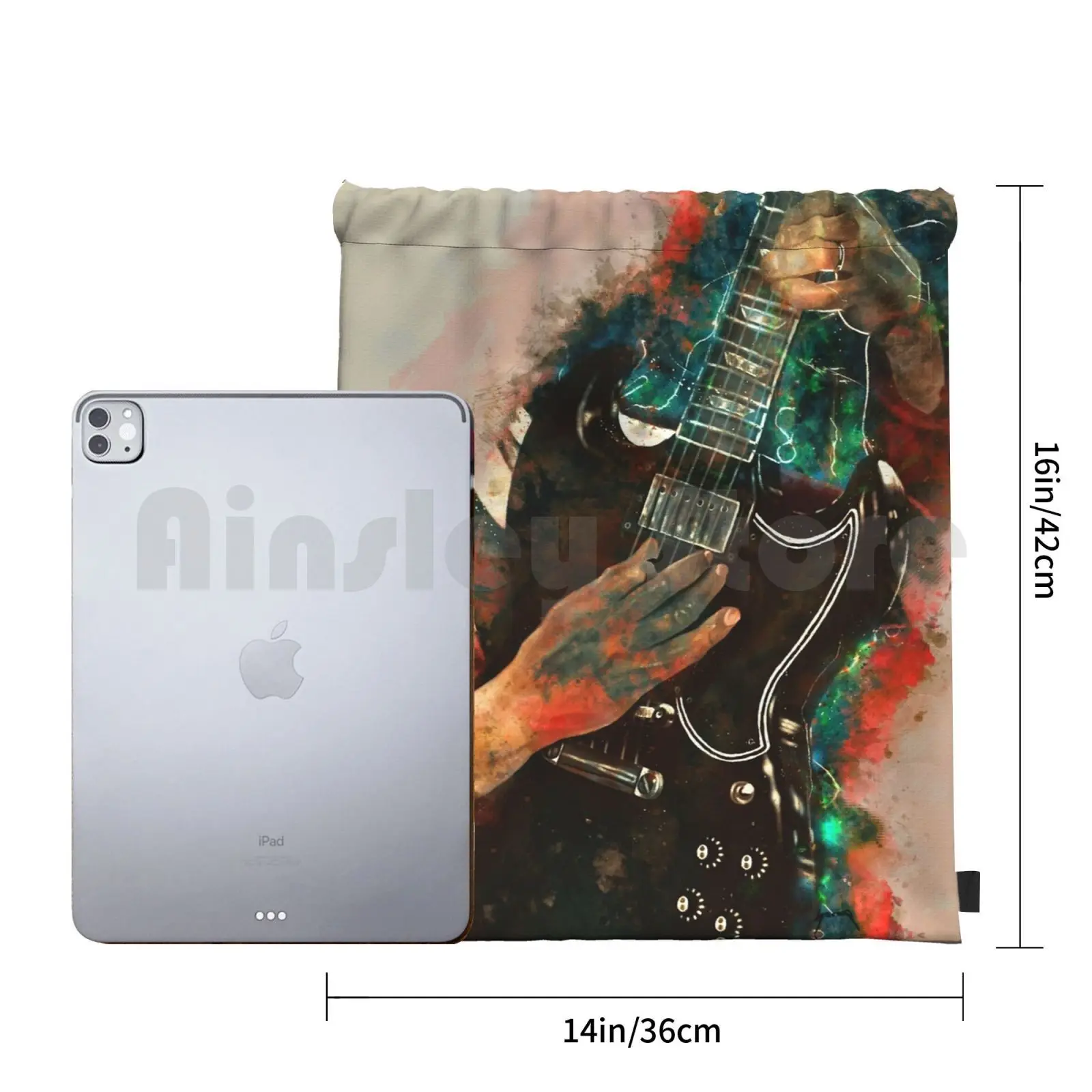 Рюкзак для электрогитары Angus Young сумки на шнурке спортивная сумка