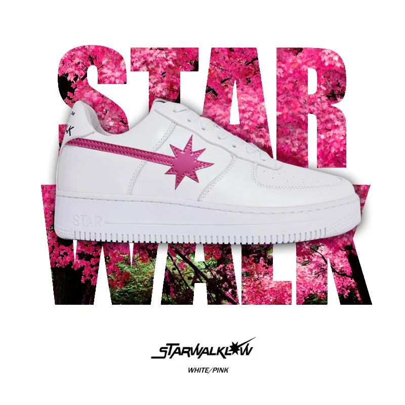 

STARWALK LOW2.0 White Powder Meteor Autumn New Casual Men's Sports Shoes Trend Net Red Board Shoes Ins Hot Summer 2021