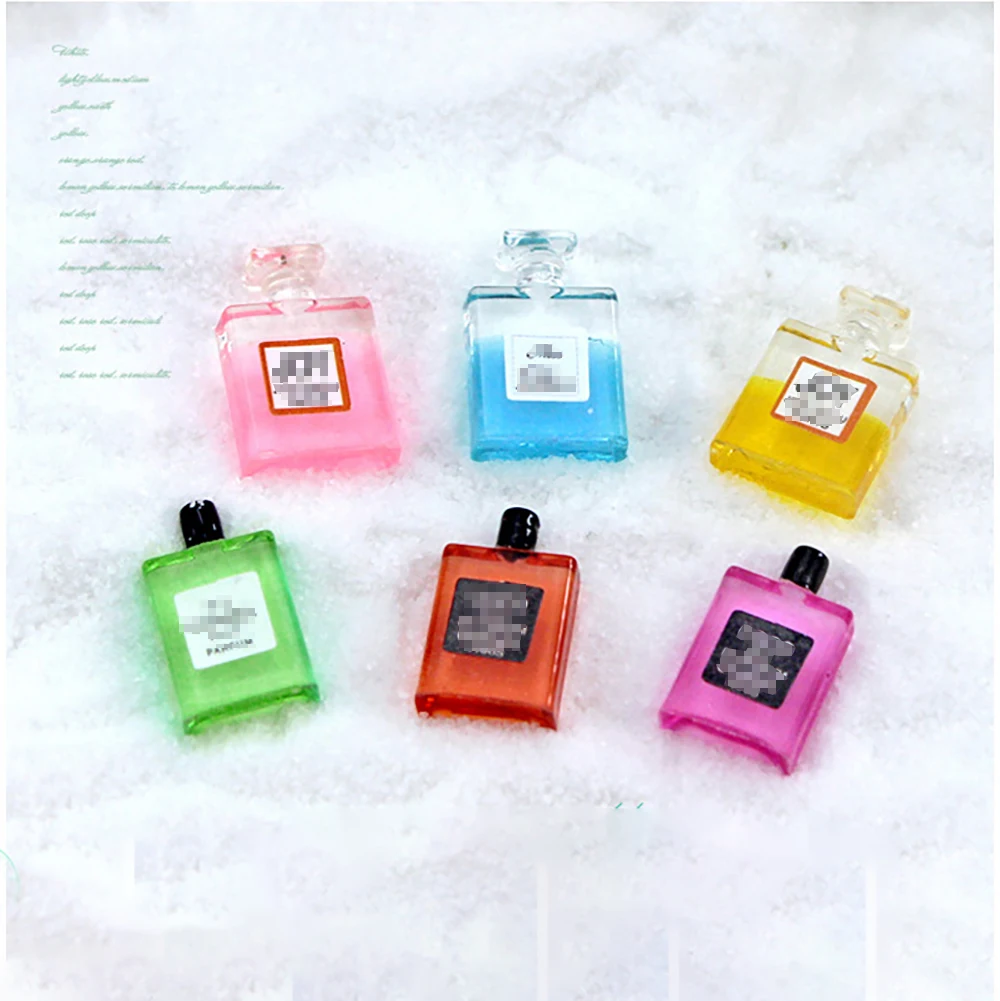

6Pcs 1/12 Doll House Miniature Resin Perfume Bottle Simulation Model Toy Mini Decorate Dollhouse Accessories