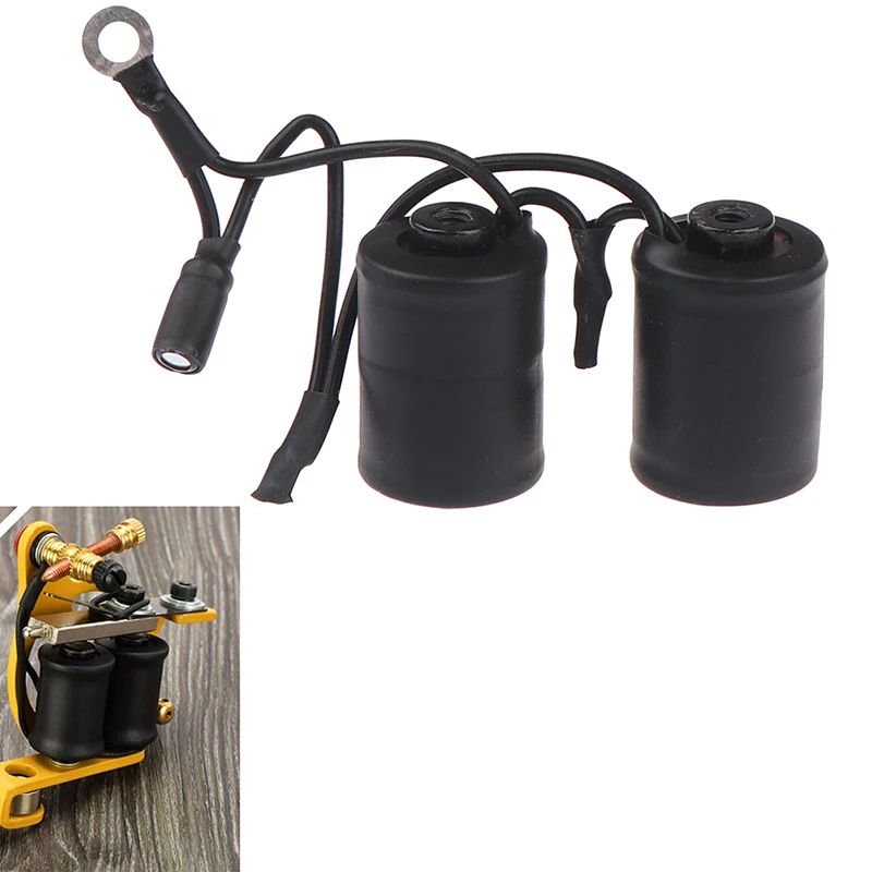 Черная тату машина рулоны ружья 10 Набор оберток части питания татуировки и боди