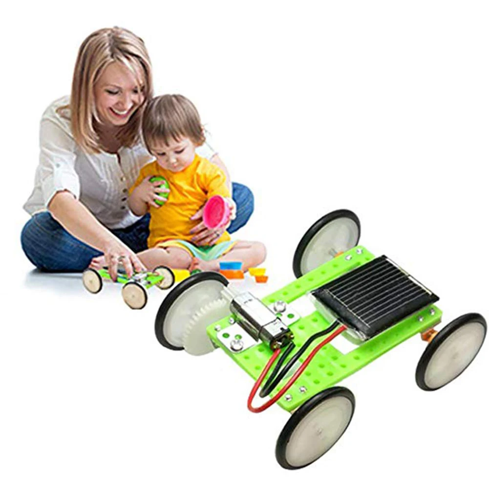Children Small DIY Assembly Solar Power Vehicle Kid Physics Experiment Educational Interactive Toy | Игрушки и хобби