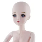 Новинка 60 см Bjd кукла игрушки 3D глаза сделай сам лысая голова без одежды 21 шарнирное тело женская кукла без головки игрушка для девочек