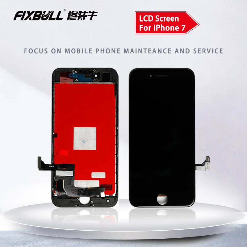 FIXBULL ЖК-дисплей для iPhone 7 8 Plus 7Plus 8 Plus с 3D сенсорным экраном в сборе ЖК-дигитайзер замена AAA + + без битых пикселей