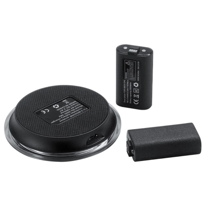 

T21B USB Dual Slot Charging Dock Fast Charging Stand Dock X-box One 2X2800mAH Rechargeable Battery Pack Charging Dock